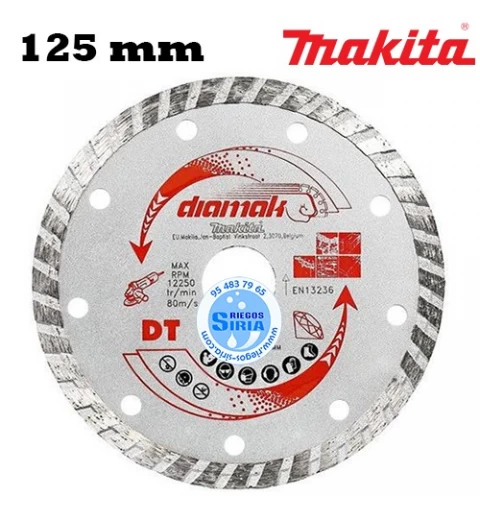 Disco de DIAMANTE Makita DIAMAK Turbo 125mm