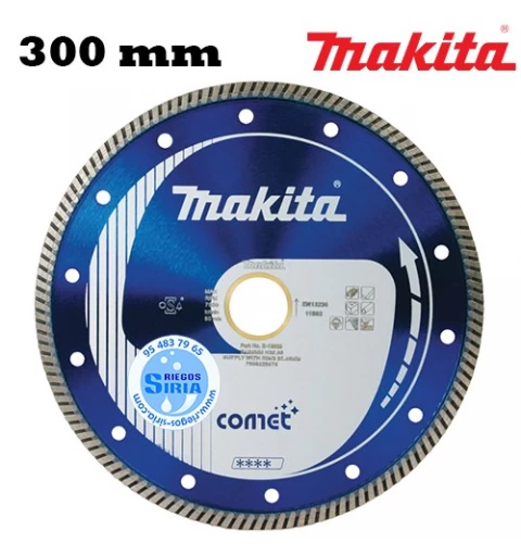 Disco Diamante Makita Comet Banda Turbo 300 mm B-13041