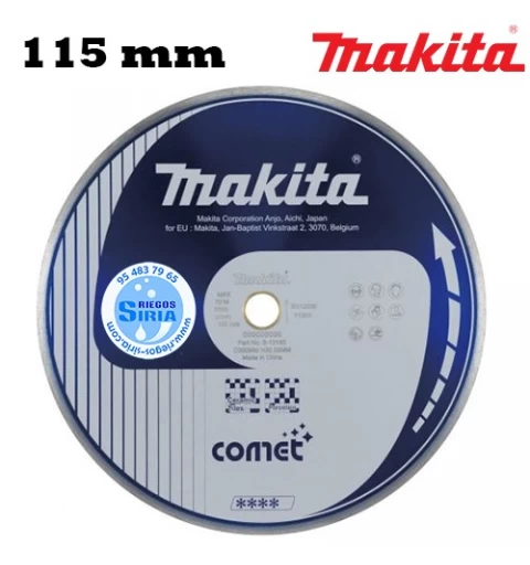Disco Diamante Makita Comet Banda Continua 115 mm B-13085