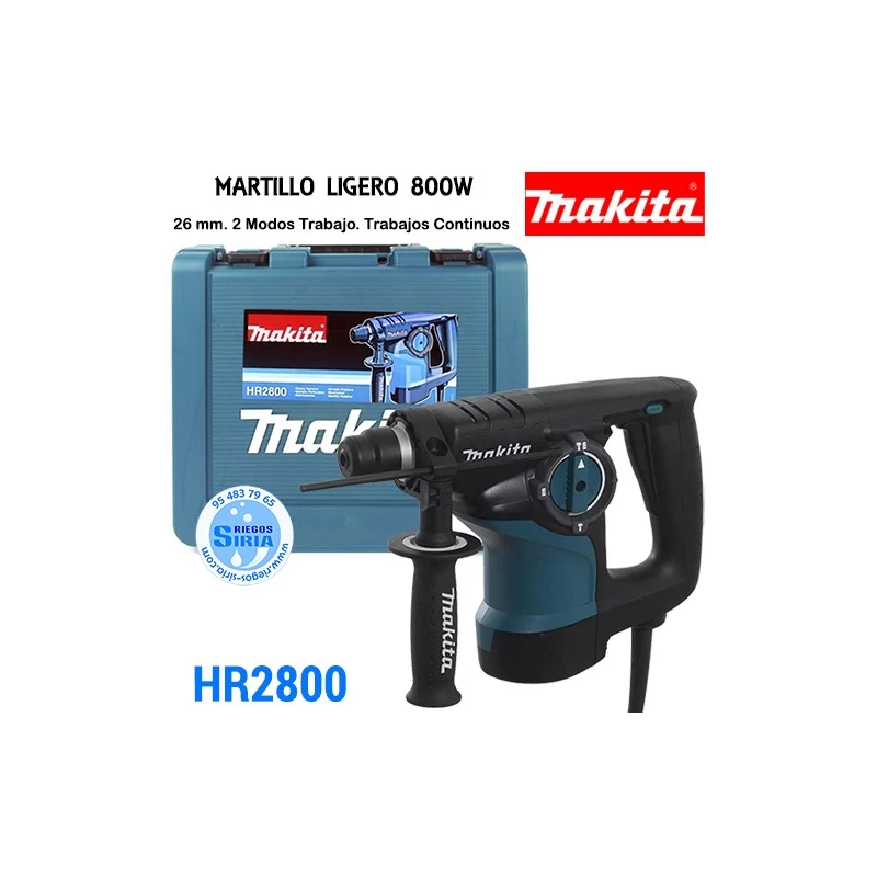 Martillo Ligero Makita 800W 28mm HR2800 HR2800