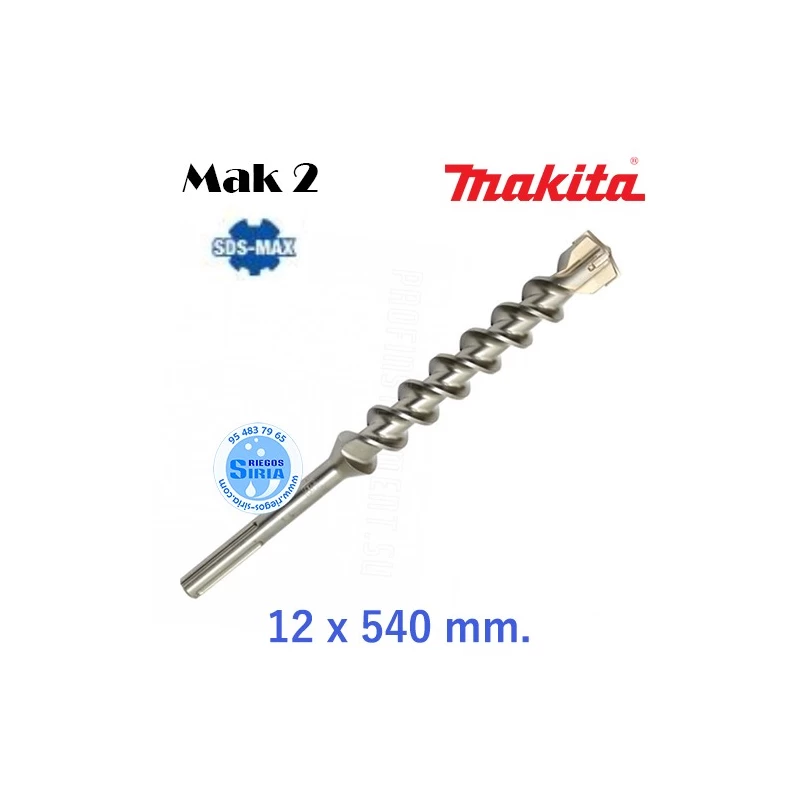Broca SDS-MAX Mak 2 12 x 540 mm. P-17049