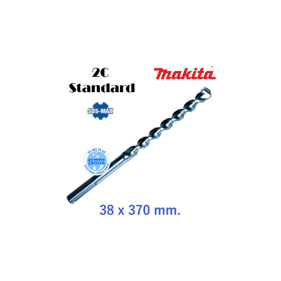 Broca SDS-Max 2C Standard 38 x 370mm P-70873