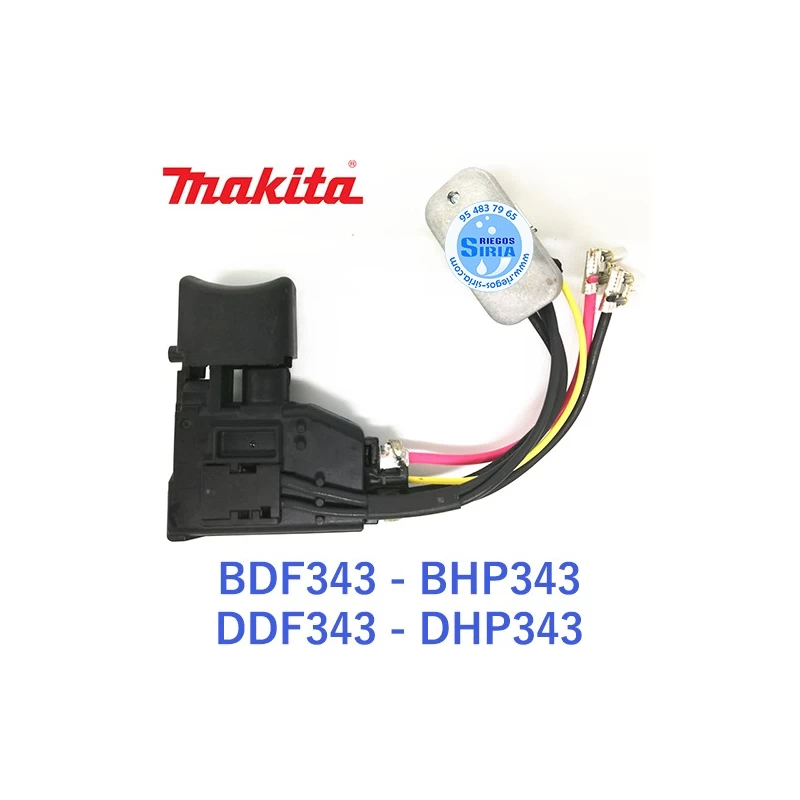 Interruptor Makita BDF343 BHP343 DDF343 DHP343 632A24-0
