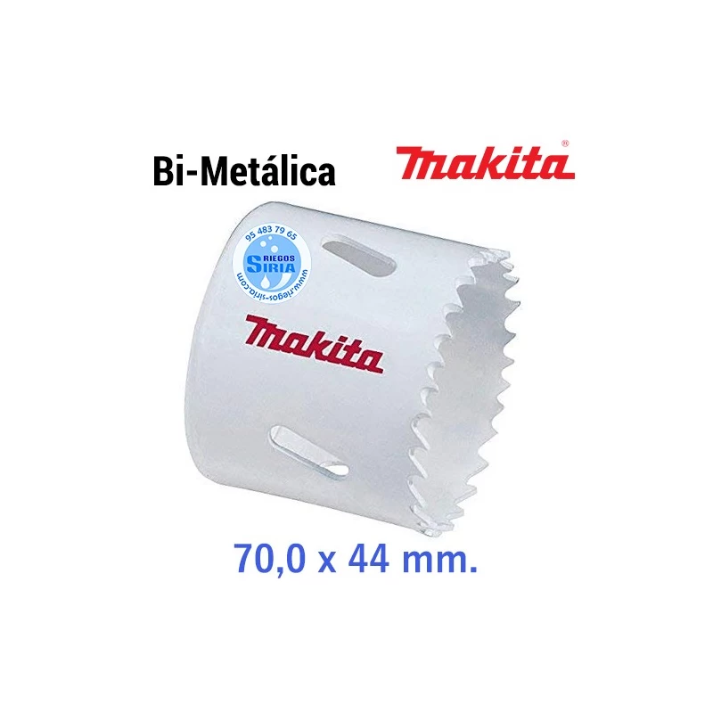 metal MAKITA D-35558 madera o plasticos Corona bimetalica de 95 mm para acero