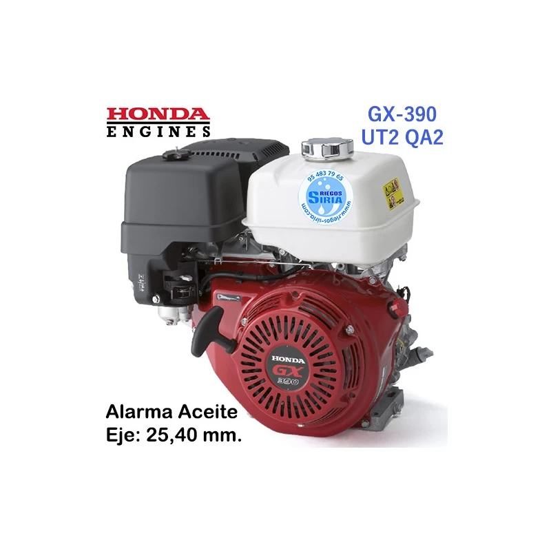Motor Original Honda GX390 Eje Cilíndrico 25,4mm. GX390UT2QA2