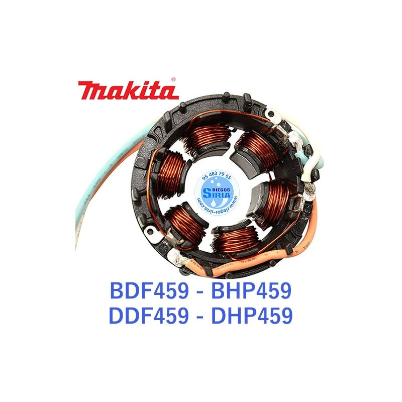 Estator Original Makita BDF459 DHP459 DDF459 DHP459 629960-3