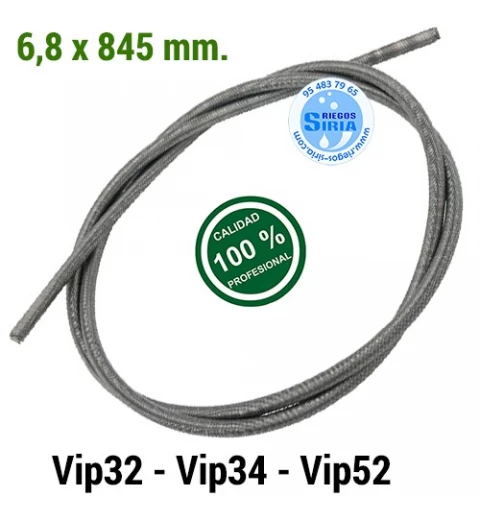 Eje Flexible compatible VIP32 VIP34 VIP52 6,8 x 845mm 130225