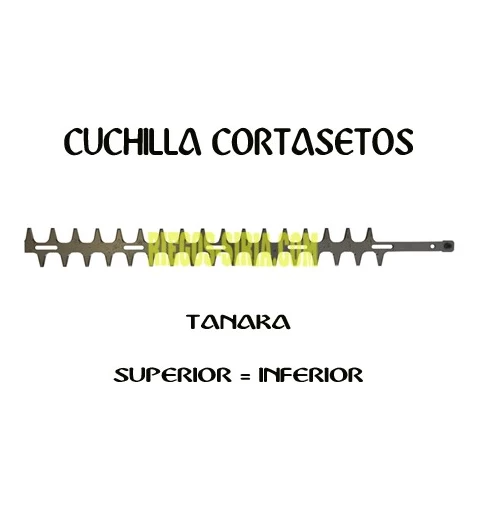 Cuchilla Cortasetos Única Tanaka TANAKA TS330 TS355 592 mm. 140025