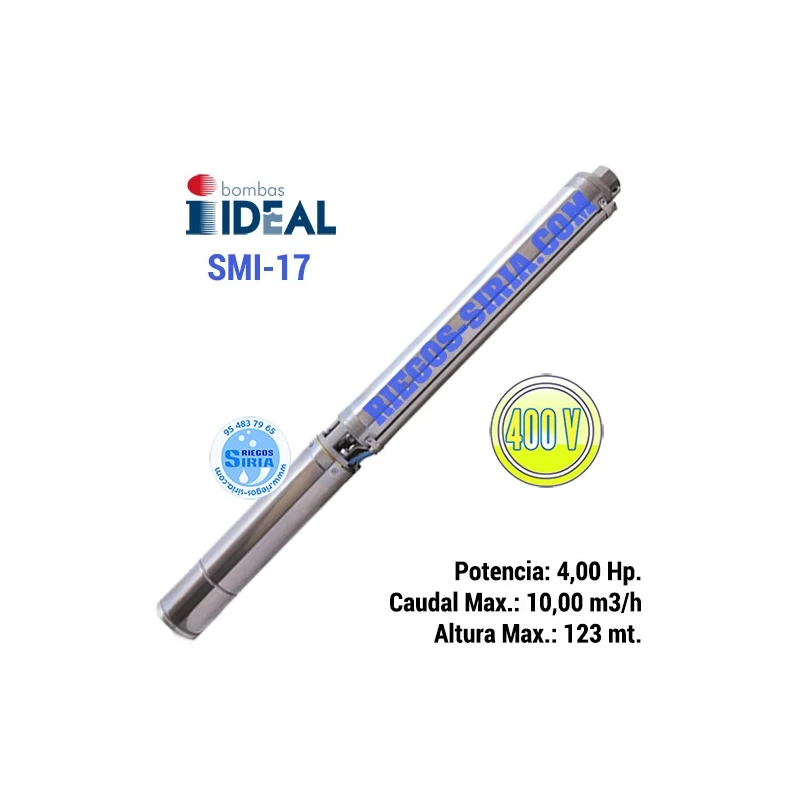 Electrobomba Sumergible 4" Ideal SMI17 4,00 Hp. SMI17