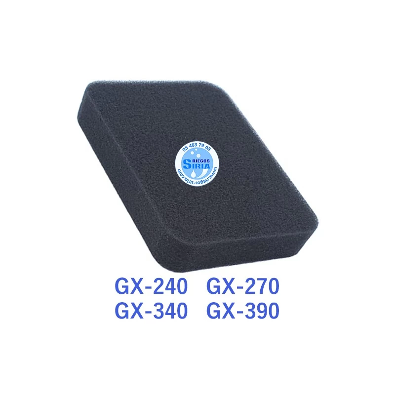 Filtro de Aire compatible GX240 GX270 GX340 GX390 (Esponja Generador) 000390