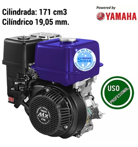 Motor Gasolina Yamaha MX-175 171 c.c. Cilíndrico 19,05mm MX175A2E