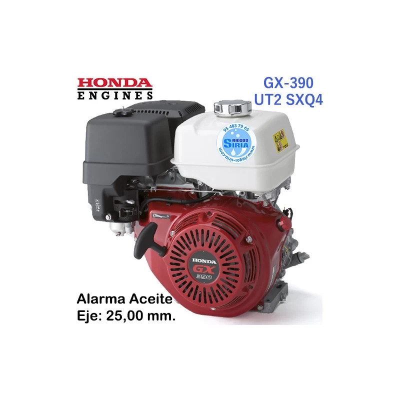 Motor Original Honda GX390 Eje Cilíndrico 25mm. GX390UT2SXQ4