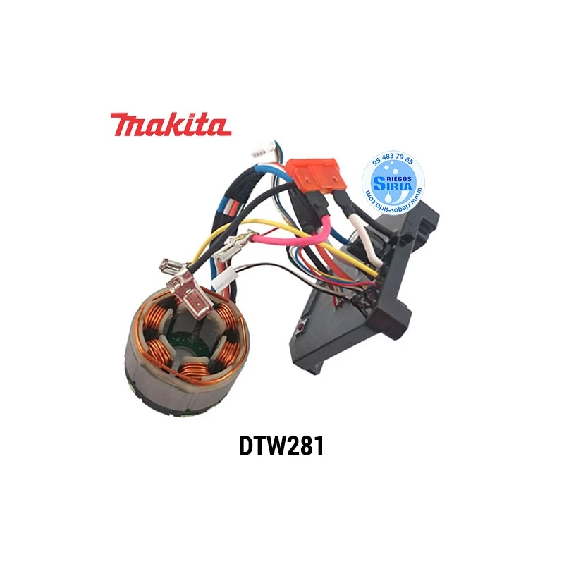 Estator Completo Original Makita DTW281 632D63-8