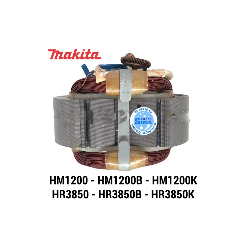 Estator Original Martillo Makita HM1200 HR3850 528910-4