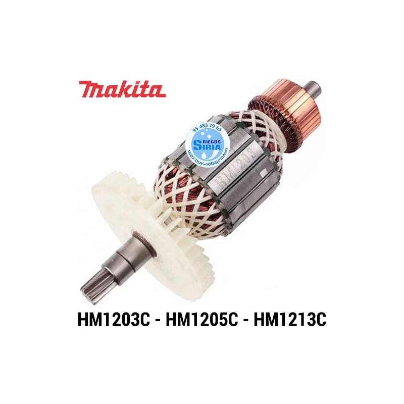 Inducido Makita HM1203C HM1205C HM1213C 517818-7