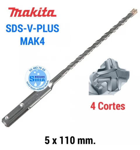 Broca SDS-V-Plus MAK4 5 x 110mm B-68127