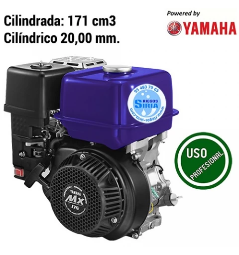 Motor Gasolina Yamaha MX-175 171 c.c. Cilíndrico 20mm MX175B2E
