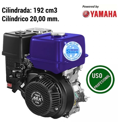 Motor Gasolina Yamaha MX-200 192c.c. Cilíndrico 20mm MX200B2E