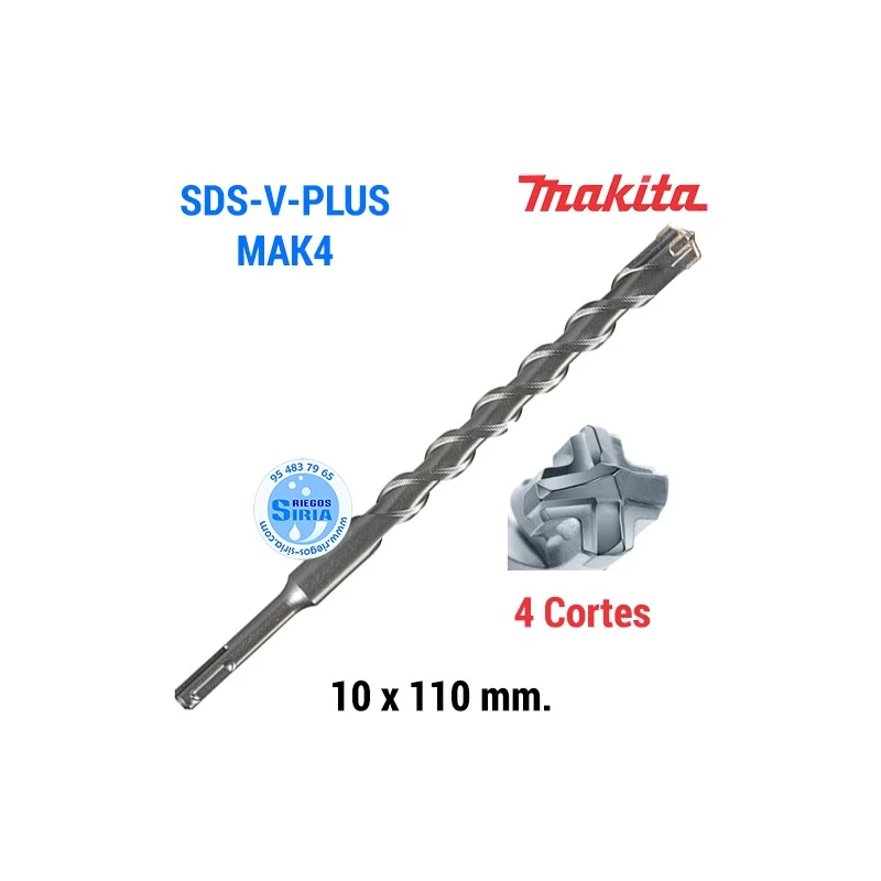 Broca SDS-V-PLUS MAK4 10 x 110 mm. B-62664