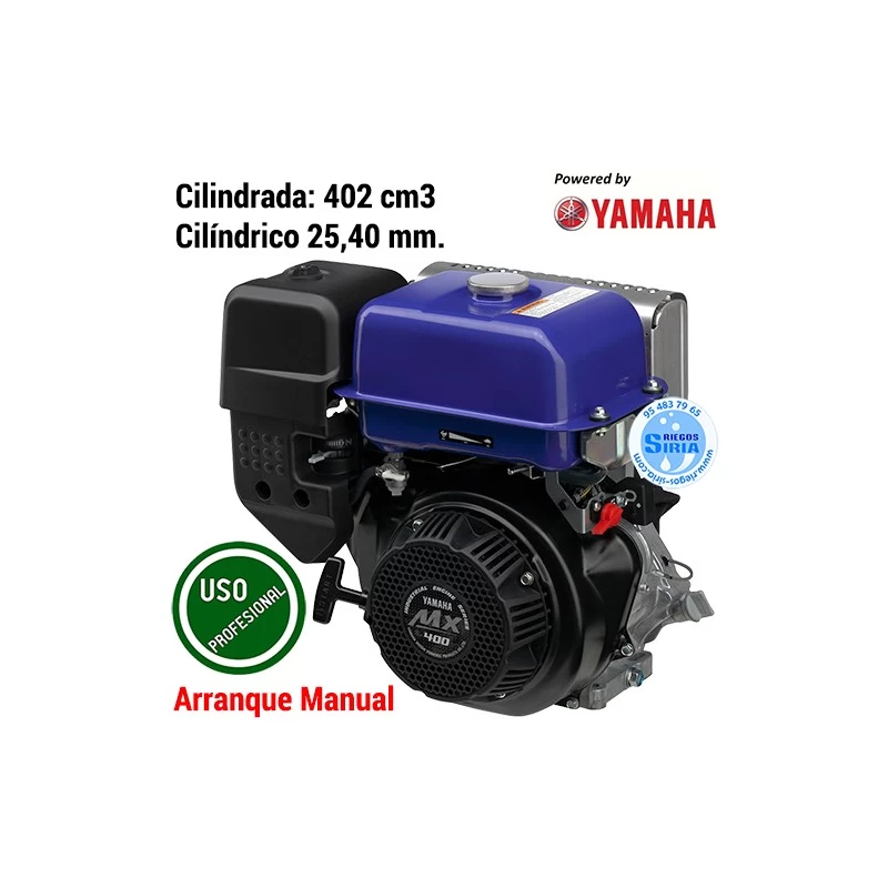 Motor Gasolina Yamaha MX-400 402 C.C. Cilíndrico 25,4mm MX400AA60A