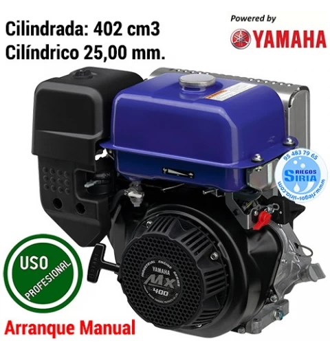 Motor Gasolina Yamaha MX-400 402 C.C. Cilíndrico 25mm MX400BA6A0