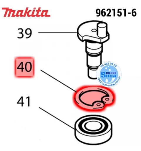 Grupilla R-32 Original Makita 962151-6 962151-6