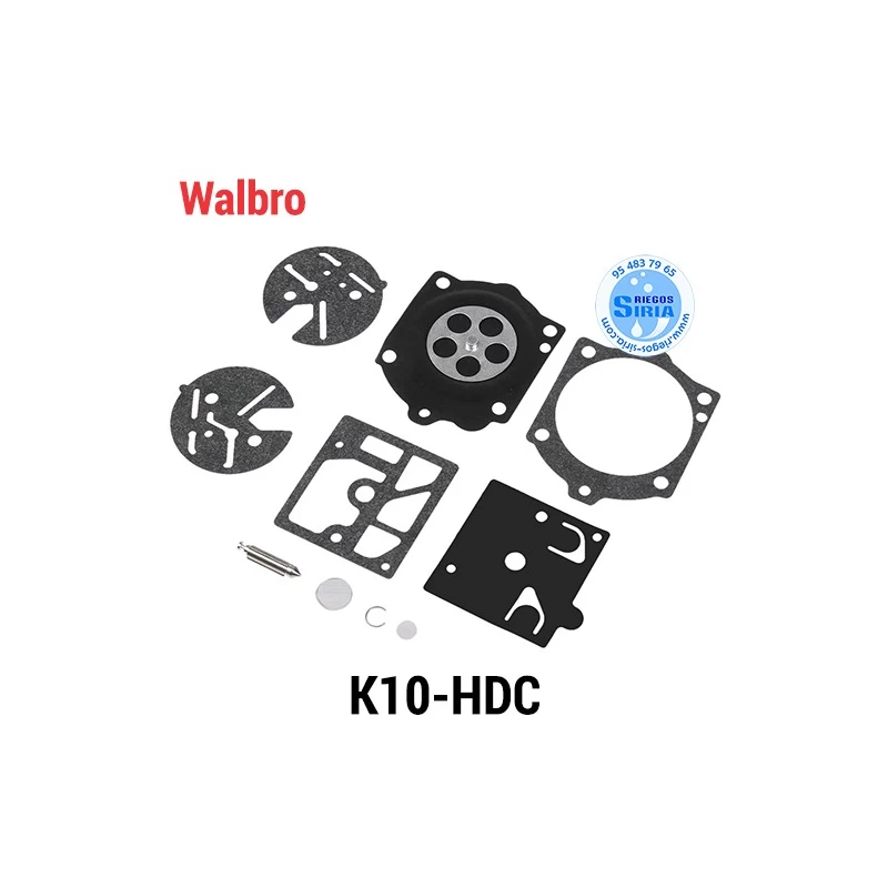 Kit Reparación Carburador compatible Walbro K10-HDC 020807