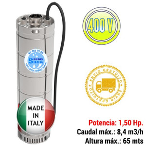 Bomba de Agua Sumergible 8,4m3/h 1,50CV 5HDE515T 400V 5HDE515T