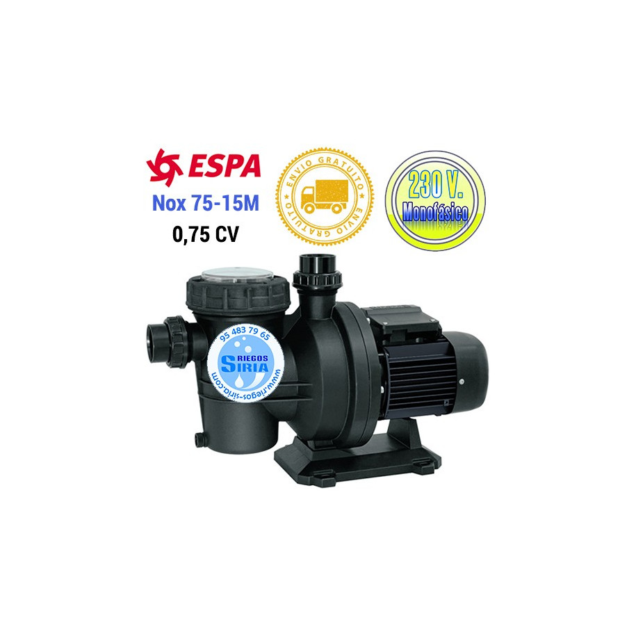 Bomba Piscina Autoaspirante Espa NOX 75 15 M 203184