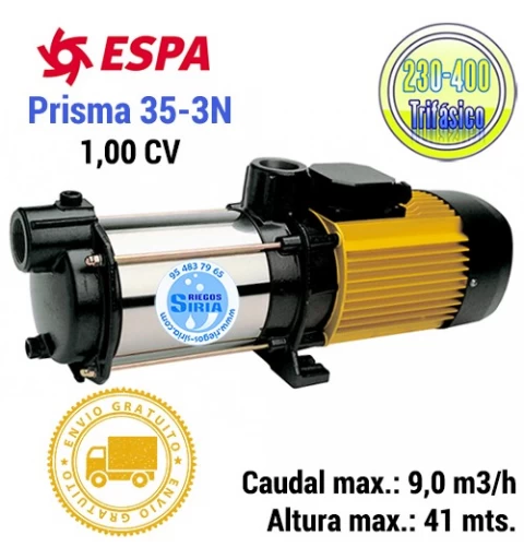 Electrobomba Centrifuga Espa Prisma 35 3 N 230/400V 129346