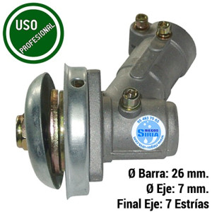 CABEZAL DESBROZADORA 28mm - 7 ESTRÍAS - AGRO BUYLLA - VENTA ONLINE