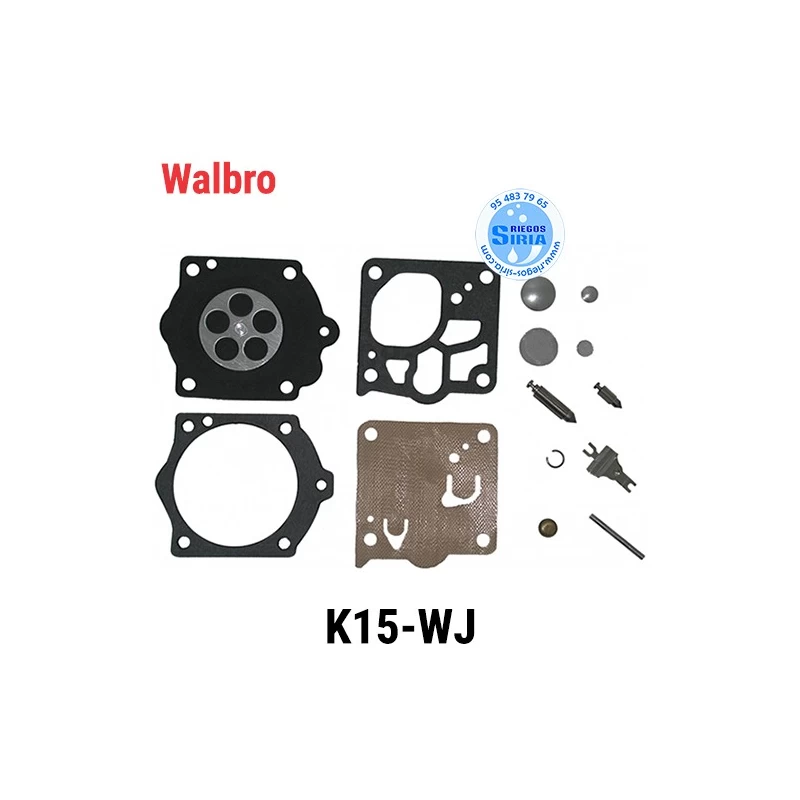 Kit Membranas Carburador compatible Walbro K15 WJ 020603