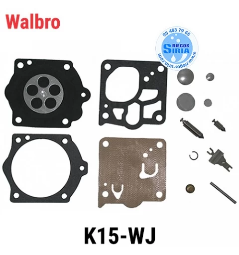 Kit Membranas Carburador compatible Walbro K15 WJ 020603