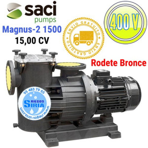 Bomba Autoaspirante Piscina Saci Magnus 2-1500 Bronce IE3 400/690V 24101210