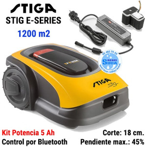 Robot Cortacésped STIG E-Series + Kit Potencia E1200 5Ah 2R3100018/ST1