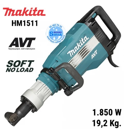 MAKITA HM1214C - Martillo Demoledor AVT 12,3 Kg con AVT