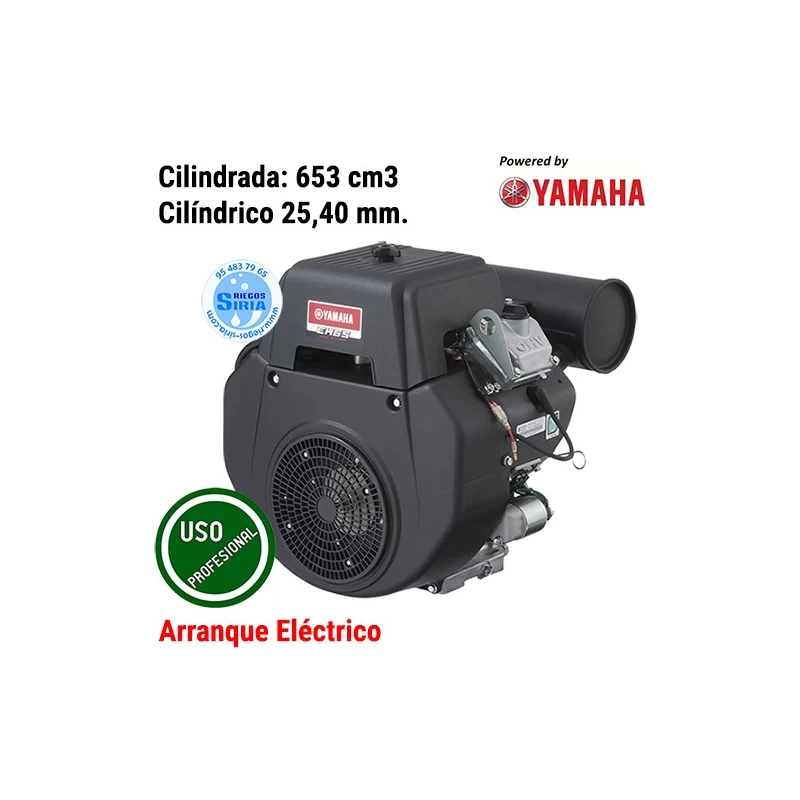 Motor Gasolina Yamaha EH65 653 c.c. Cilíndrico 25,4mm Arranque Eléctrico EH65A5510