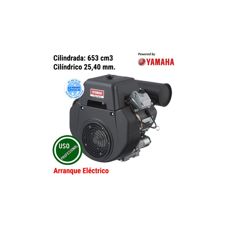 Motor Gasolina Yamaha EH65 653 c.c. Cilíndrico 25,4mm Arranque Eléctrico EH65A5510