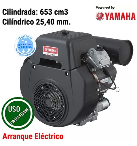 Motor Gasolina Yamaha EH65 653 c.c. Cilíndrico 25,4mm Arranque Eléctrico EH65A5510