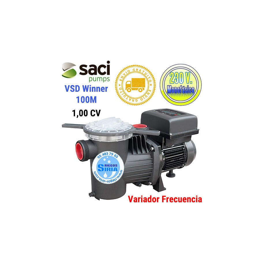 Bomba Autoaspirante Piscina Saci VSD Winner 100 M 36108114
