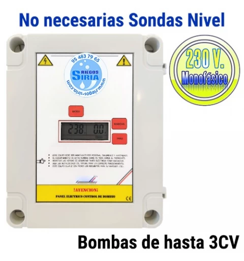 Cuadro Eléctrico Digital Bombas hasta 3CV 230V CD1DG20A