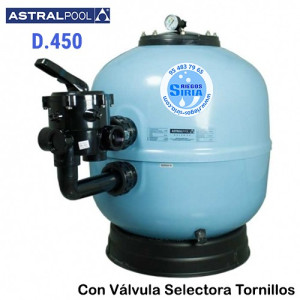 Filtro Astralpool Ice 450mm con Válvula Tornillos 73178AN