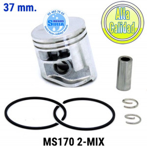 Pistón Completo compatible MS170 2 Mix 37mm 020642