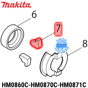 Chaveta Sujeción Original HM0860C HM0870C HM0871C 310108-5