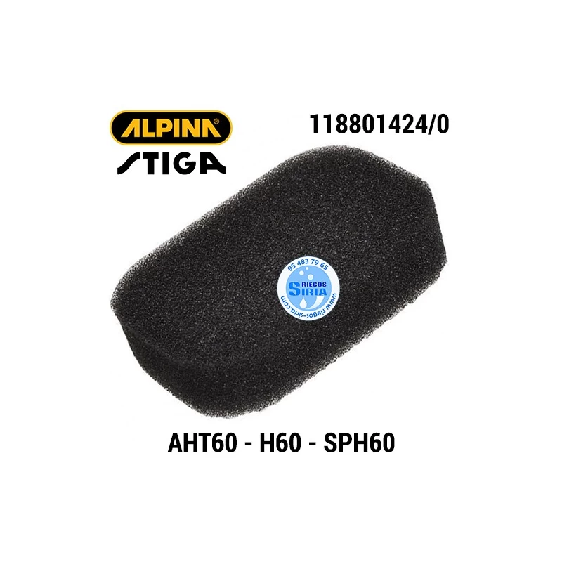 Filtro Aire Original AHT60 H60 SPH60 160097