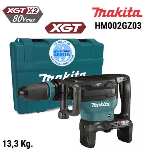 Martillo Demoledor BL 40Vmax x 2 XGT SDS-MAX 13,3Kg AVT AWS HM002GZ03 HM002GZ03
