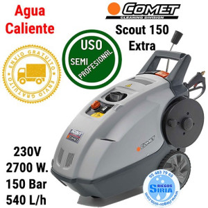 Hidrolimpiadora Agua Caliente Comet Scout 150 Extra 9044 0002