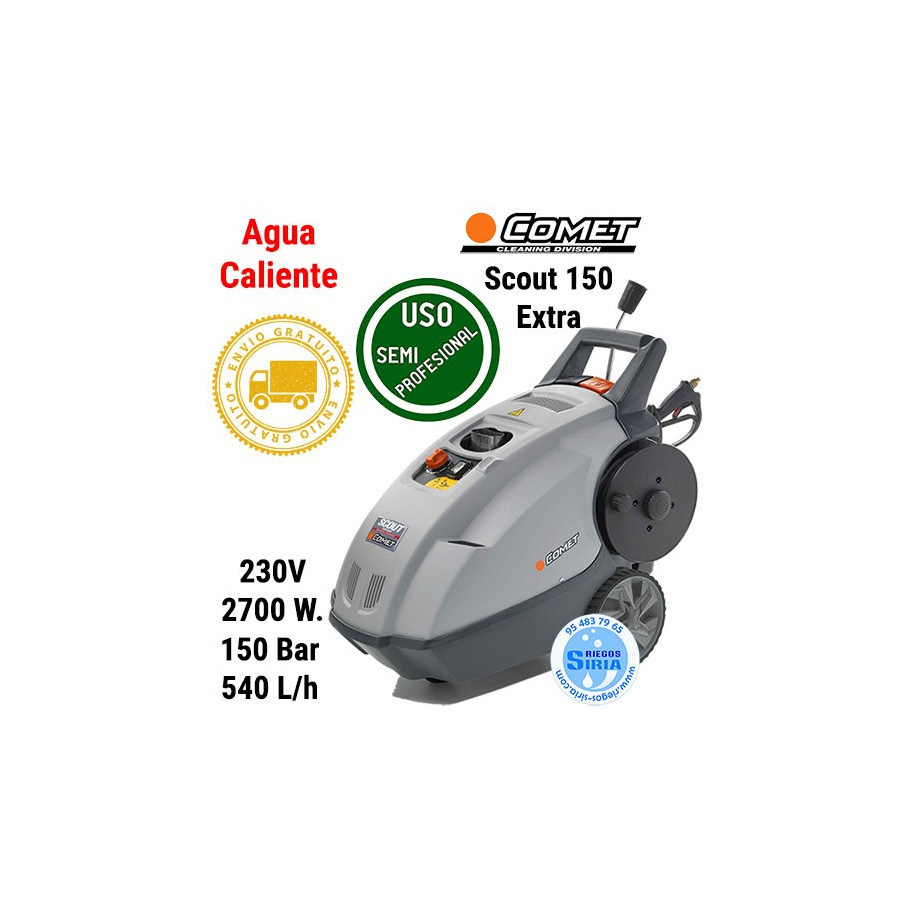 Hidrolimpiadora Agua Caliente Comet Scout 150 Extra 9044 0002