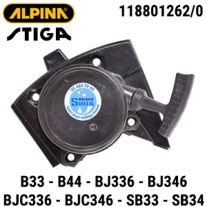 Arrancador Alpina Stiga B33 B33D B44 B44D BJ336 BJ346 BJC336 BJC346 SB33 SB33D SB34 SB34D 160119