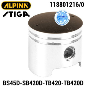 Pistón Completo Alpina Stiga BS45D SB420D TB420 TB420D 160121